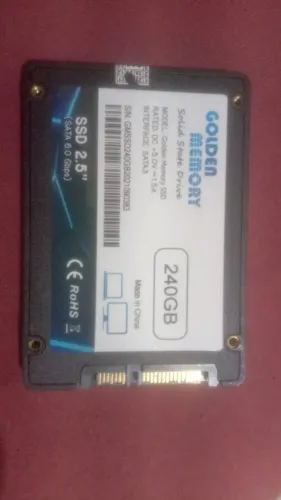 SSD 240GB Golden Memory, Com Windows Instalado