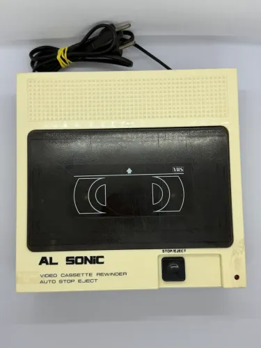 Rebobinador de Fitas VHS AL Sonic Auto Stop Eject Funcionando