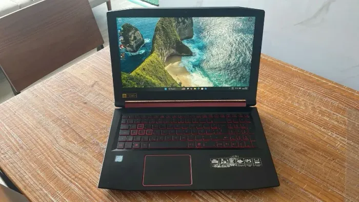 Não aceito trocas! Notebook Gamer Acer Nitro I7 Ram16gb Ssd128gb Hd1t Gtx1050ti Win11 Pro