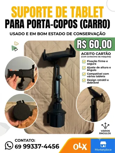 Suporte veicular para tablet