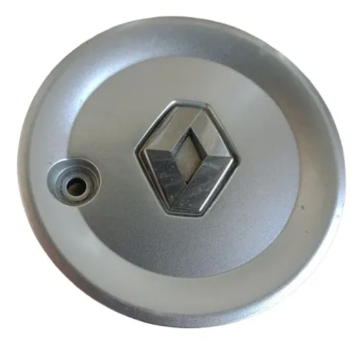 Calota Central Roda Renault Sandero 06 Á 12 Prata