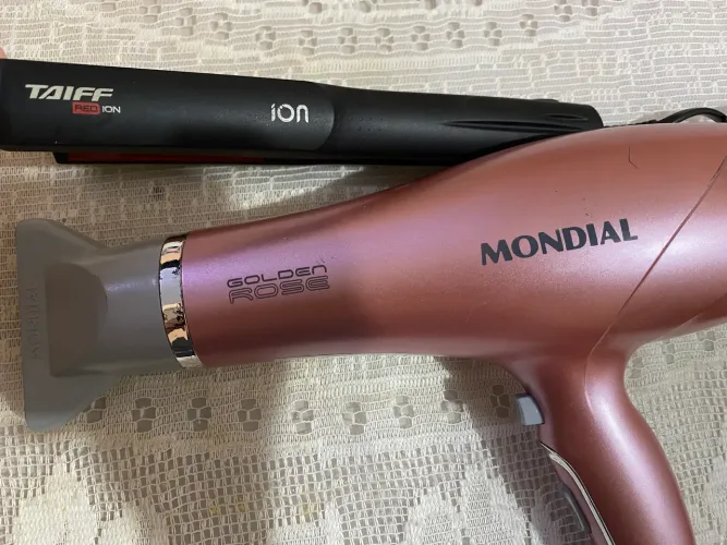 Vendo prancha  taiff e secador mondial
