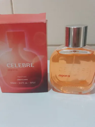 Perfume celebre boticário usado pouca vezes