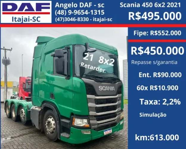 Scania R450 8x2 2021 
