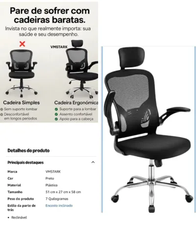 Cadeira de Escriótio