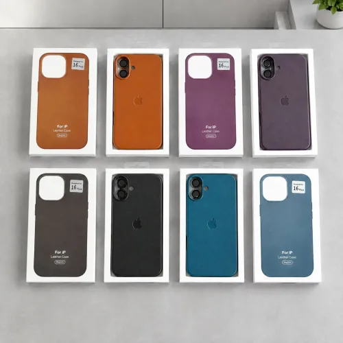 Capa modelo couro Iphone 14 15 e 16 Plus