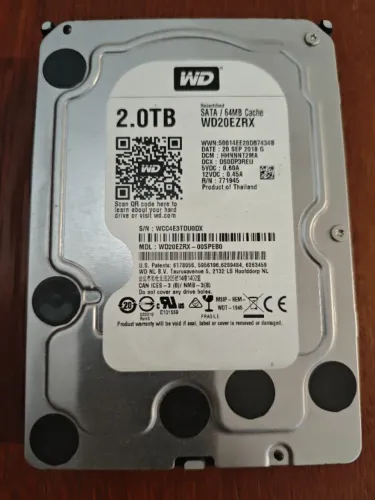 HD 2 TB Western Digital Green WD20EZRX (Recertified)