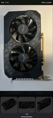 Placa de video 1660 super Asus gaming tuf