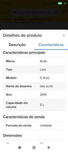 Lata vazia ACDC 