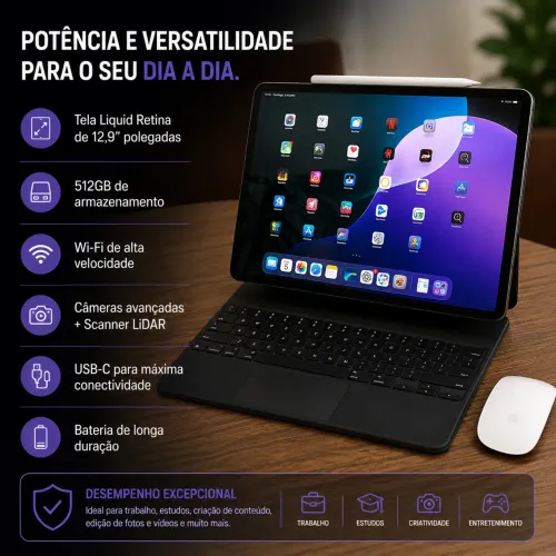 iPad Pro 12.9? (4ª geração) -512 GB