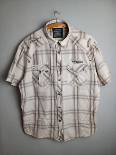 Camisa Gangster GG Xadrez Masculina Original