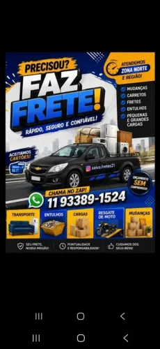 Pequenos fretes e mudanças