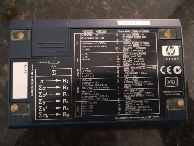 Calculadora Financeira HP 12 C Platinum
