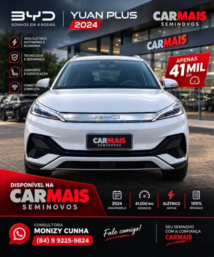 BYD Yuan Plus Elétrico 2024