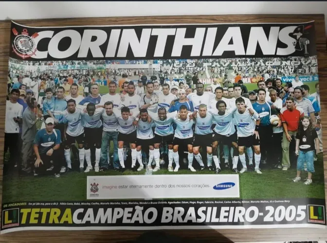 Pôster Corinthians - Campeão Brasileiro 2005