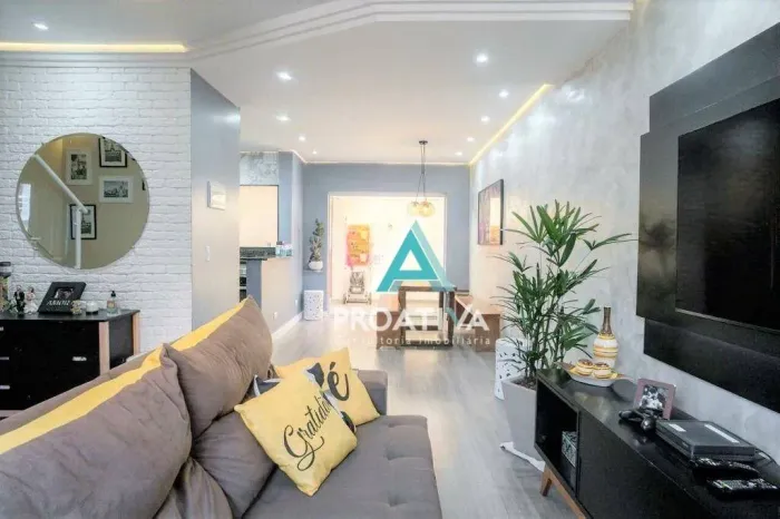 Sobrado com 3 dormitórios à venda, 118 m² por - Vila Homero Thon - Santo André/SP