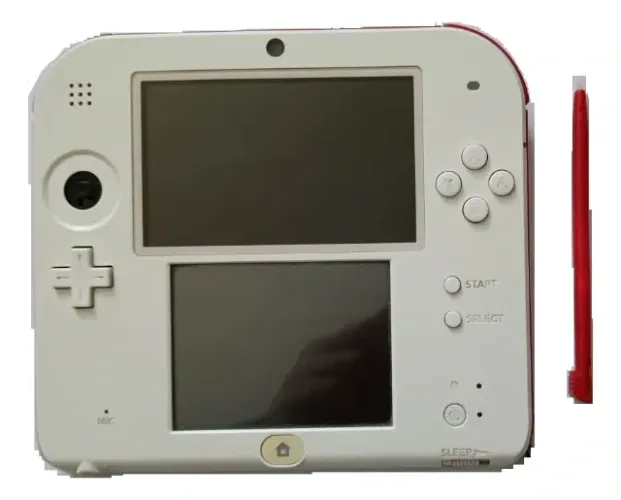 Nintendo 2ds Original Branco/vermelho + Carregador + Sd 32gb (Usado)