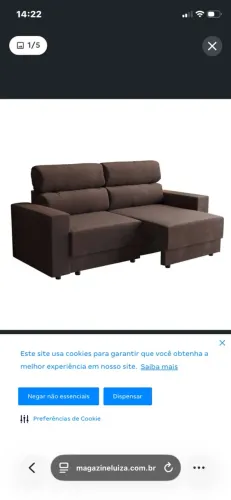 Sofá retrátil