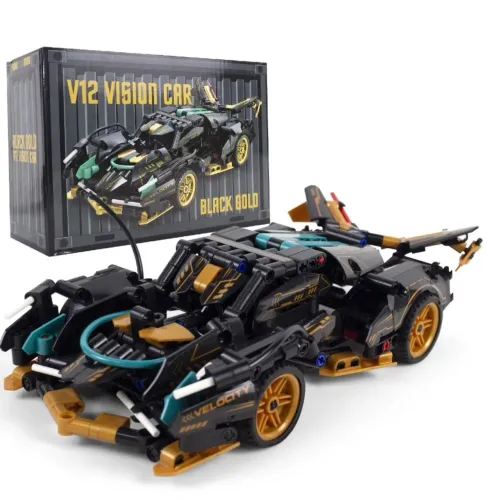 Carro esportivo de brinquedo montável 