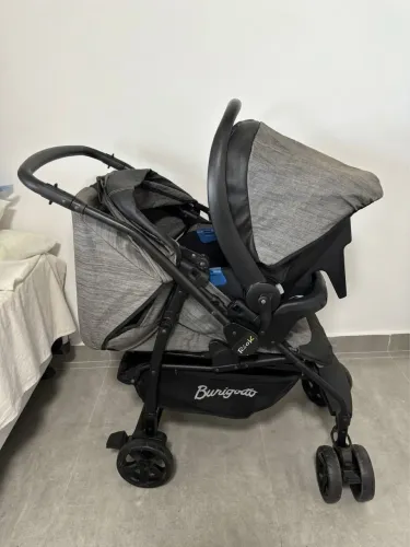 Carrinho de Bebê Burigotto Rio K + Bebê Conforto Touring X