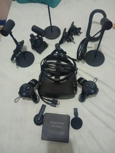 Oculos VR Rift completo com acessórios reserva