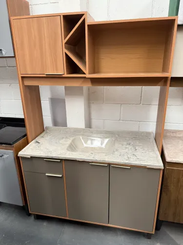 Cozinha compacta com tampo - entrego 