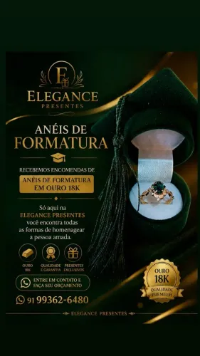 Anéis de Formatura em Ouro 18k