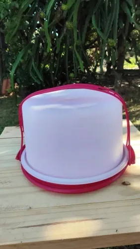 Tupperware - Boleira com alça