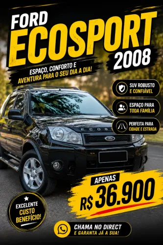 Ford Ecosport XLT 1.6/ 1.6 Flex 8V 5P 2008
