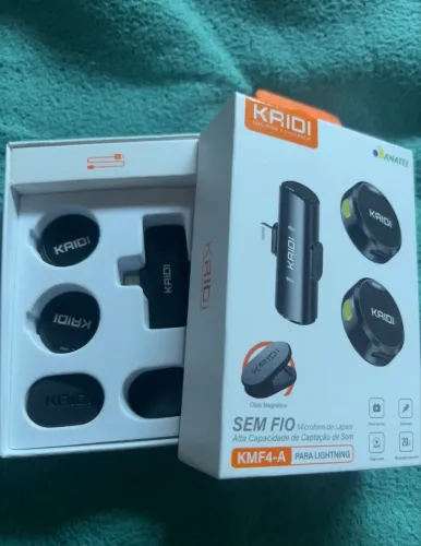 Microfone de lapela para vídeos