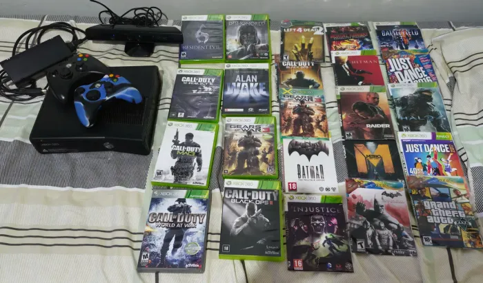 Xbox 360 ( com jogos) / Xbox 360+kinect Xbox
