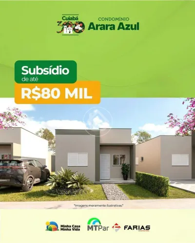 CASAS INDIVIDUAIS DE 2 QUARTOS EM CONDOMINIO