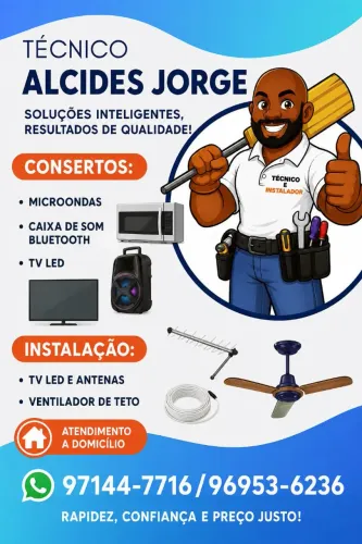 Conserto e instalação .