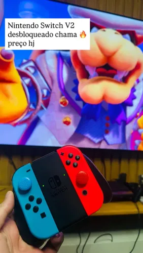 Nintendo Switch V2 desbloqueado 256GB
