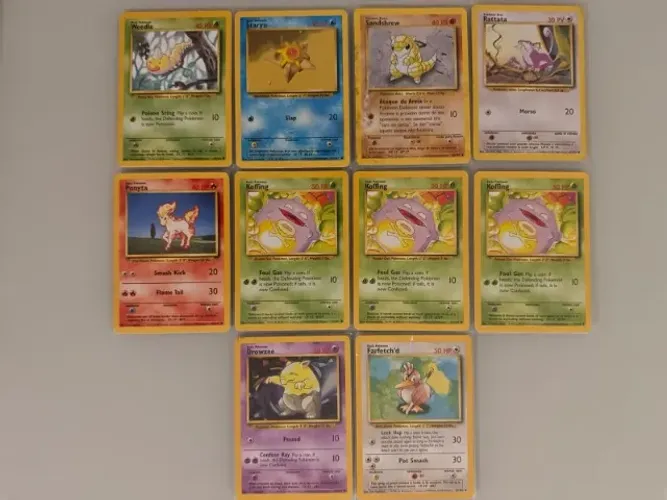 Cartas Pokemon Base Set