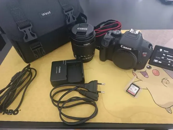 CANON T5I COMPLETA POUCO USADA