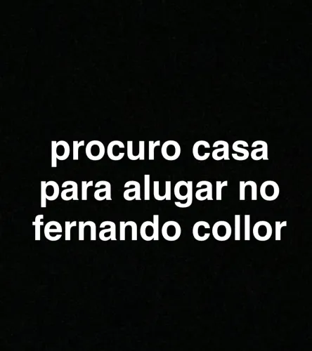 alugo casa no fernando collor
