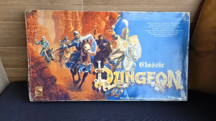 Classic Dungeon (Grow/TSR Anos 90) - Raro Board Game RPG Relíquia