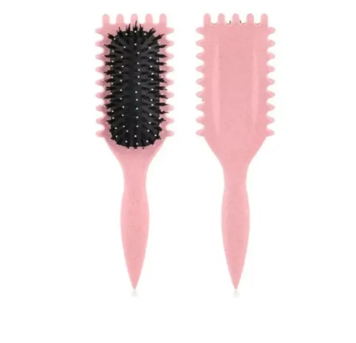 Escova de cabelo ,na cor rosa 