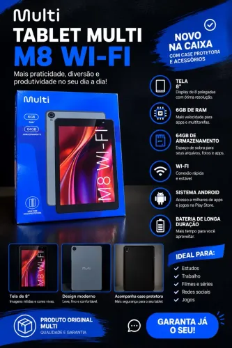 Tablet m8 Wi-Fi 64g