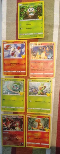 CARTAS Pokémon 7 unidades 
