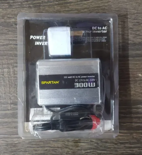 Inversor veicular Spartan 12v/220v 300 watts c/ Entrega