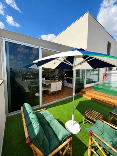 Cobertura Duplex 160 m² na Vila Leopoldina | Mobiliada, Piscina Privativa e 2 Vagas