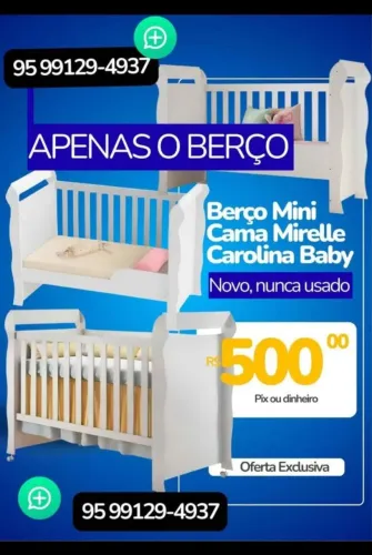 Vendo apenas o berço