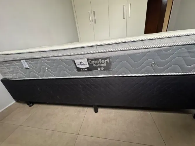 Cama Queen - Box + Colchão