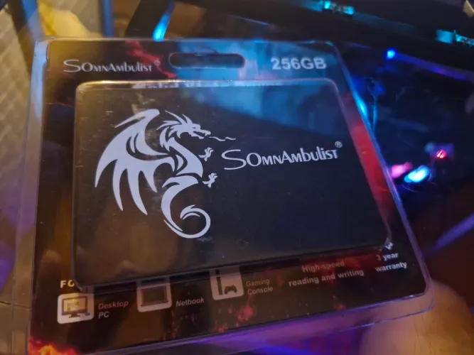Vendo armazenamento SSD256GB SOMNAMBUSLIST 