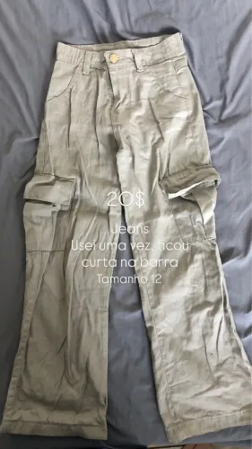 Calça jeans marrom