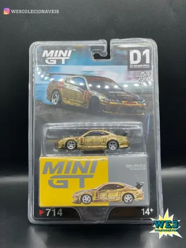 Mini GT Nissan Silvia (S15) - Top Secret D1GP (714)