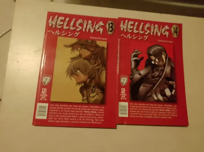 Mangá Hellsing volumes 13 e 14