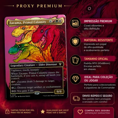 Deck commander proxy premium encomenda